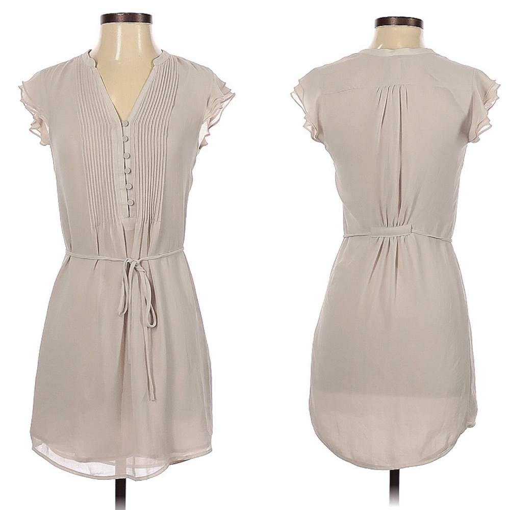 H$M | midi shift dress with thing tie at the waist